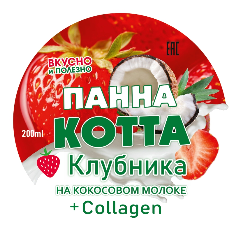 Панна Котта Клубника